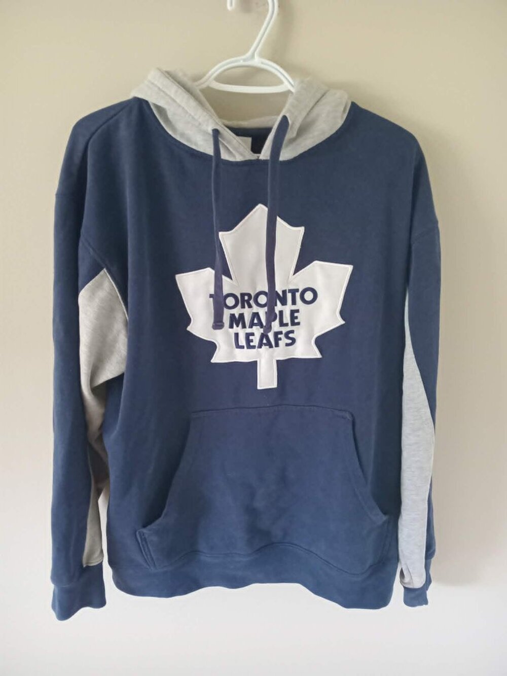Vintage Y2K Toronto Maple Leafs NHL Hoodie Navy Blue Size Large - Picture 3 of 8